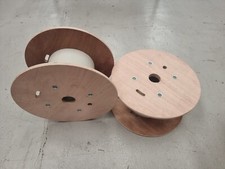 24 ZOLL 60 CM HOLZKABELTROMMEL ROLLE SPERRHOLZ PROJEKTTISCH INDUSTRIAL WEST. MITTE