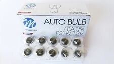 10x M-Tech P21W Glühlampe Glühbirne Kugellampe  12V 21W BA15s        T14