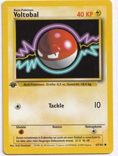 Pokemon Basic 1.St Edition Deutsch VOLTOBAL 67/102 NON HOLO BGS PSA
