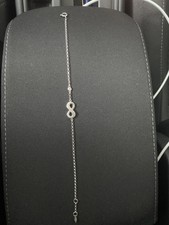 Armband silber 925 Damen mit Stein und ♾ Infinity Zeichen