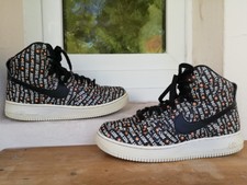 Niike Air Force 1 one High  Just do it Pack Black WMS Gr. 40,5 - 26 cm innen