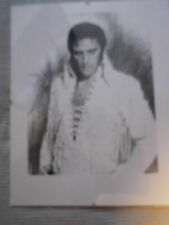 Elvis Presley (01) s/w Druck hinter rahmenlosen Bilderhalter 35x28 cm