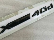 XDrive 40d X Drive 4.0D schwarz EMBLEM ABZEICHENAUFKLEBER für BMW X1 X3 X4 X5 X6