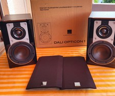 DALI OPTICON 1 Regallautsprecher - Schwarz, 1 Paar, neuwertig