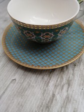 Teetasse und Untertasse in Geschenkbox, Porzellan, Hot Pink, 200 ml, Mikrowellen