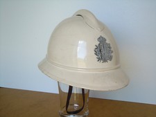 Belgischer Polizei-Helm - Adrian Helm, beige, glänzend - kein Stahlhelm