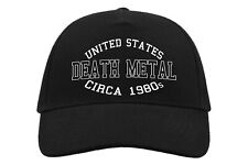 Death Metal Musik Basecap Geschenk Herkunft Genre Heavy Rock Rocker Album Hut