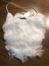 WEIßER BART Karneval Weihnachtsmann Zwerg Kapitän Matrose Kostüm Party Fasching