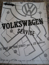 Volkswagen Service bis ihre Straßenkarte 1962 Anzeige a4 - 13