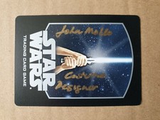 Star Wars John Mollo signiert "Han Solo" Wizards TCG Card CCG