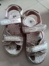 Geox Kinder Mädchen Blinkschuhe Sommer Klett Gr. 32 weiss