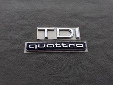 Orig. Audi "TDI quattro" Emblem Schriftzug A3/8V  A4/B8/B9  A6/C7 Q2 Q3 Q5 Q7 TT