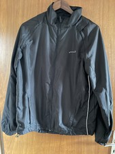 Sport Jacke Blouson wasserabweisend winddicht schwarz Grösse L