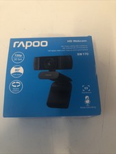 Rapoo HD Webcam XW170 720p-Videos Autofokus 80° Sichtfeld Doppelmikrofon USB 2.0
