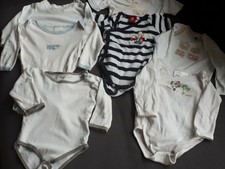 ??? BABY Body-SET, Gr. 62 + 62/68, #7 TEILE, 5x Langarm+2x Kurzarm?? 