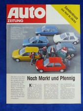 Fiat Punto Opel Corsa Ford - Kaufberatung - Sonderdruck AutoZeitung Heft 26/1993