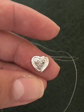 585 Gold Anhänger Diamant Herz Kette Halskette Weißgold Schmuck Collier