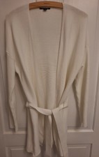 comma strickjacke gr.34 weiss