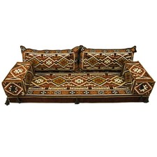 5 Teilige Set Sark Kösesi Orientalische Sitzecke,Sitzkissen Set Braun 190cm Neu