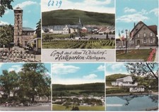 HALLGARTEN Rheingau b. Oestrich Winkel  5-Bild col. AK 1972 