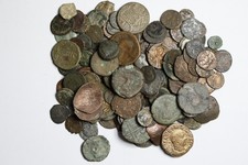 Ca. 140 antike Münzen - sehr gering erhalten