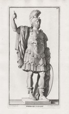 Pyrrhus of Epirus Pirro Pyrrhos Portrait Kupferstich engraving Campiglia 1735