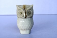 Vintage Avon Eule Parfum Milch Glas Creme Beutel Flasche Leere Collectibles Alt