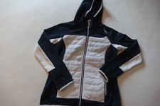 CMP leichte Softshelljacke Kapuzenjacke Damen Größe S 38 dunkelblau weiß