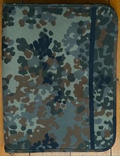 Bundeswehr Dokumententasche Schreibmappe in Flecktarn DIN A4