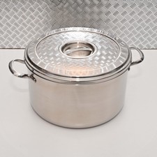 Großer Kochtopf 9 Liter, Edelstahl, Suppentopf, Fleischtopf von Schulte-Ufer