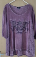 Super schönes Shirt Ulla Popken, Gr. 50/52, Perlen, Vokuhila-Stil, TOP