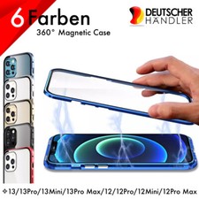 360 Grad Magnet Hülle für iPhone 13 12 Pro Max Mini Handy Case Tasche Schutz 