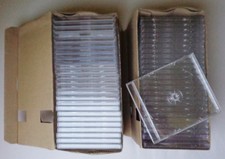 50 x   JEWELCASE    CD   DVD   LEERHÜLLE    SINGLE   LEERHÜLLE   1  FACH - HÜLLE