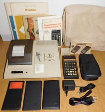 Texas Instruments TI Programmable 59 TI-59 + Drucker PC-100C + Aviation +Zubehör