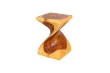 Tisch Teak Holz Massiv Couchtisch Beistelltisch Hocker Blumenhocker Nachttisch
