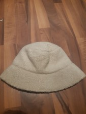 Damen Fischerhut Hut Teddy beige Naturfarben, verstellbar