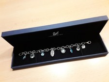 Tolles Armband von Swarovski Silber mit blauen Steinen