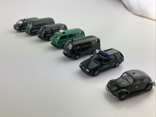 #173 Roco/Herpa/Brekina 1:87 Konvolut 7x Einsatzfahrzeuge der DB Bahnpolizei
