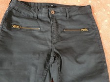 ❤️wNEU❤️H&M JEANS❤ JEANS HOSE STRETCH SCHWARZ  GRÖßE 40 DAMEN ❤️