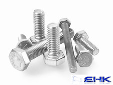 Sechskantschrauben Maschinenschrauben DIN 933 M3/M4/M5/M6/M8/M10 V2A Edelstahl 