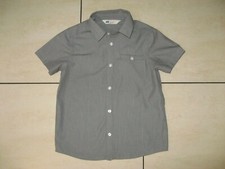 Schickes Hemd von H&M in Gr. 110 116 Grau / Weiß TOP