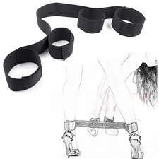 Nylon Bondage Handschellen Fußschellen Spreizstange Beinspreizer BDSM Posture DE
