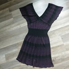 Damen Kleid    Größe S  lila/schwarz/glitzer wie neu