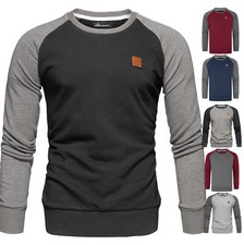 Herren Basic College Sweatjacke Pullover Hoodie Sweatshirt 4050