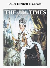 The Times Zeitung London Friday 9th September 2022 Tod von Königin Elizabeth II