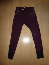Reithose Größe 80 (42L) Felix Bühler, Grip-Vollbesatz,Farbe pflaume dunkles lila
