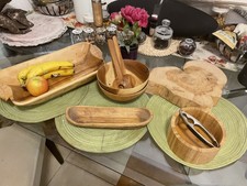 Jepps Holzschalen Obstschale Olivenschale Nussschale Untersetzer Neu