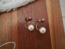 Perlenohrring Set Stecker 925er rosegold CHRIST wie neu