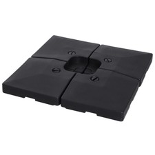 Sonnenschirmständer Balkon Schirmgewicht 4-tlg. mit Sand Wasser befüllbar bis zu