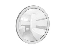 WENKO Kosmetikspiegel Wandspiegel Chrom Bad WC 5-fach Ø12,5cm Saugnapfhalterung